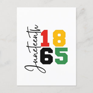 1865 der Tag der wirklichen Unabhängigkeit Ankündigungspostkarte