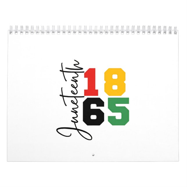1865 der Tag der wirklichen Unabhängigkeit Kalender (Titelbild)