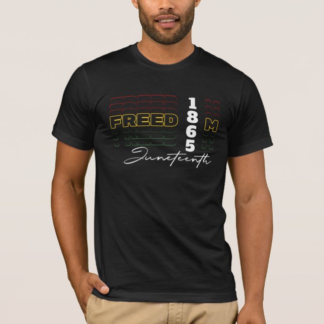1865 Ehrentage Amerikas im Juni T-Shirt (Vorderseite)