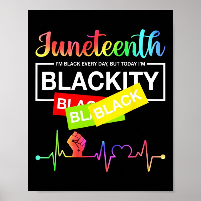 1865 feiert 1865 Afrikanische Amerikanische Freihe Poster (Vorne)