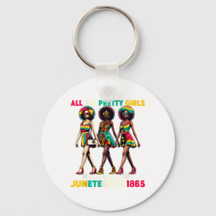 1865 feiert Black Women 1865 Freedom Cele Schlüsselanhänger