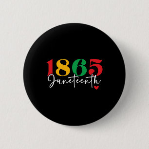 1865 Feiertag der schwarzen Geschichte Button