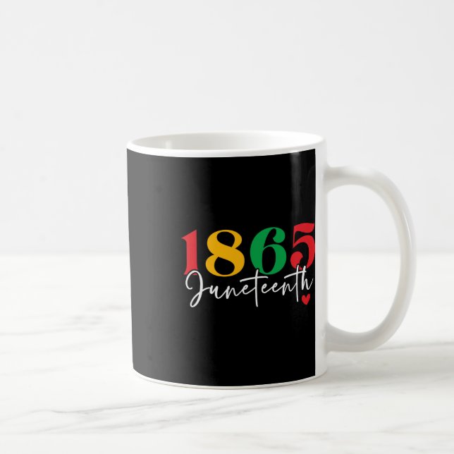 1865 Feiertag der schwarzen Geschichte Kaffeetasse (Rechts)