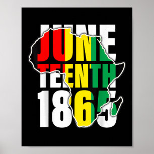 1865 Freedom Men Women Poster