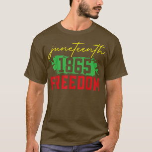 1865 Freiheitstag Afrikanischer Amerikaner 3270 T-Shirt
