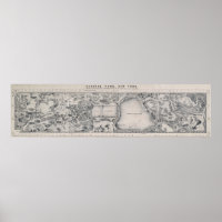 1865 HAND-GEZEICHNET ZENTRALPARKMAP
