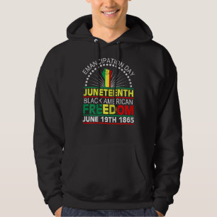 1865 ist mein Unabhängigkeitstag Schwarze Frauen Hoodie