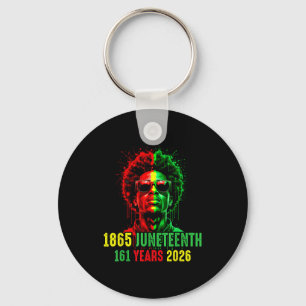 1865 Juneteenth 161 Jahre 2026 Schwarze Geschichte Schlüsselanhänger