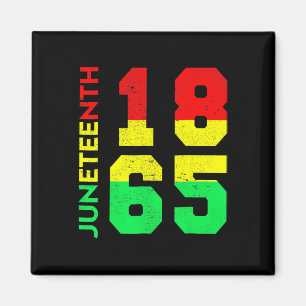 1865 Shirt Männer Juneteenth ist mein Unabhängigke Magnet