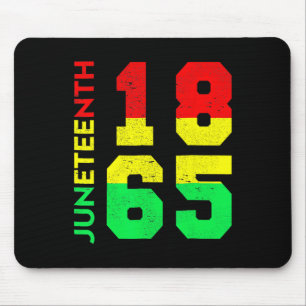 1865 Shirt Männer Juneteenth ist mein Unabhängigke Mousepad