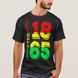 1865 Unabhängigkeitstag Black Pride T-Shirt
