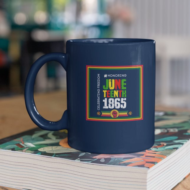 1865 zum Jubiläum der Freiheit Zweifarbige Tasse (Von Creator hochgeladen)