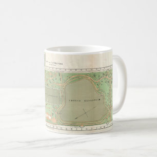 1870 Central Park Karte Tasse