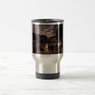 1870 Eislaufen in London Reisebecher