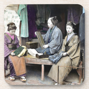 1870 Fabric Dealer of Japan Untersetzer