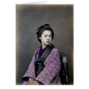 1870 Schöne japanische Frau
