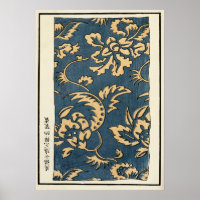 1871 Chinesischer Qing-Dynastie Antikdruck
