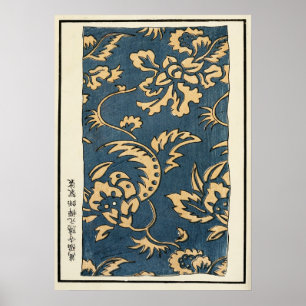 1871 Chinesischer Qing-Dynastie Antikdruck Poster