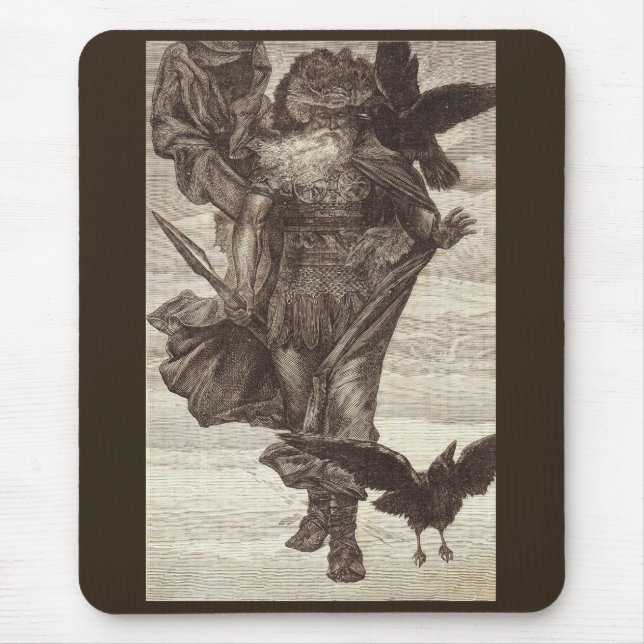 1871 Odin, Nordgott der Weisheit Mousepad (Vorne)