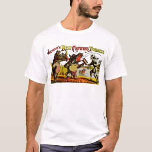 1871 Vintage kauender Tabak-Anzeige T-Shirt