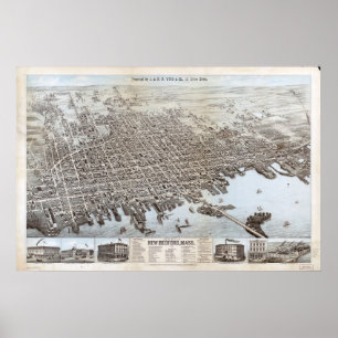 1876 New-Bedford, Poster