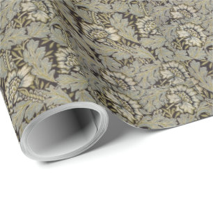1876 Vintag William Morris Anemone Wrapping Pape Geschenkpapier