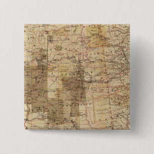 1878 Fortschrittskarte der Geografischen Erhebunge Button