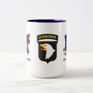 187TH INFANTERIE RAKKASANS 101. im Flugzeug Tasse
