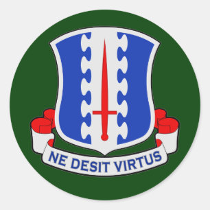 187th Infanterie-Regiment (im Flugzeug) DUI Runder Aufkleber