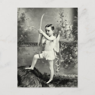 1880 Cupid bei der Arbeit Postkarte