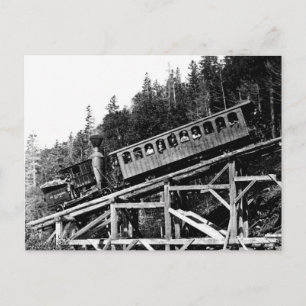 1880 Eisenbahn "Cloud" Postkarte
