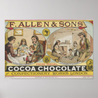 1880 Londoner Zeitschrift und Poster