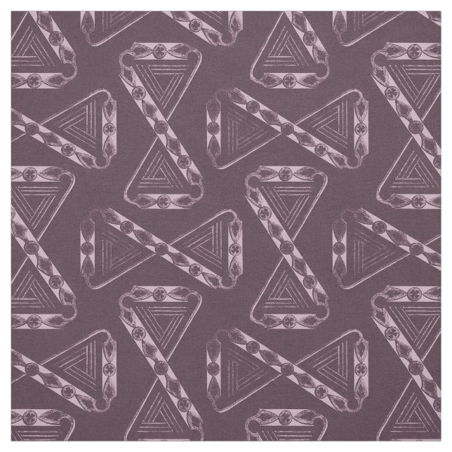 1880 war vor langer Zeit, Eggplant Stoff (Muster)