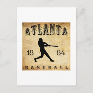 1884 Atlanta Georgia Baseball Postkarte
