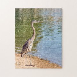 1884-Great Blue Heron on on Shore Puzzle