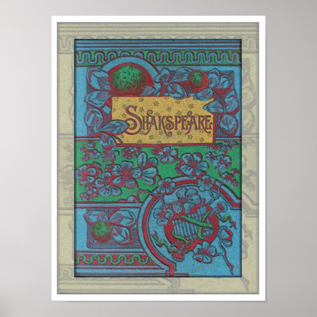 1884 SHAKSPEARE BUCHDECKER ART POSTER (Vorne)