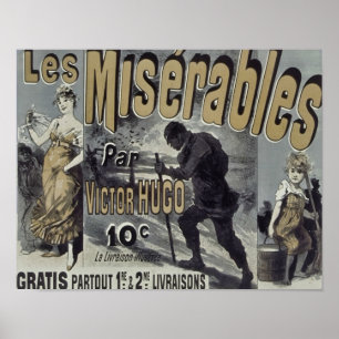 1886 Les Miserables Poster