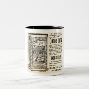 1886 N. CHR. FÜR COCOA-THETA SCHOKOLADE ZWEIFARBIGE TASSE