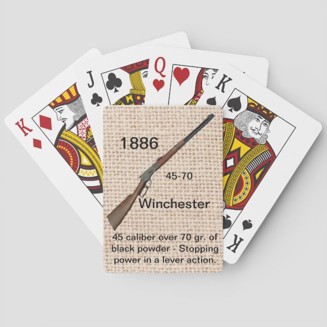 1886 Winchester Playing Cards Spielkarten (Rückseite)