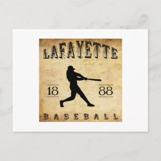 1888 Lafayette Indiana Baseball Postkarte