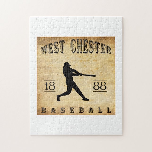 1888 Westchester Pennsylvania Baseball Puzzle (Vertikal)