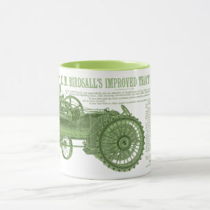 1889 Birdsall's Steam Traction Farm Tasse