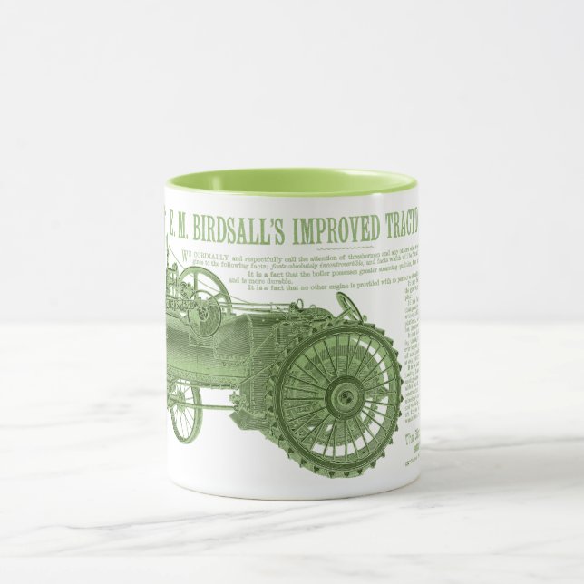 1889 Birdsall's Steam Traction Farm Tasse (Zentrum)