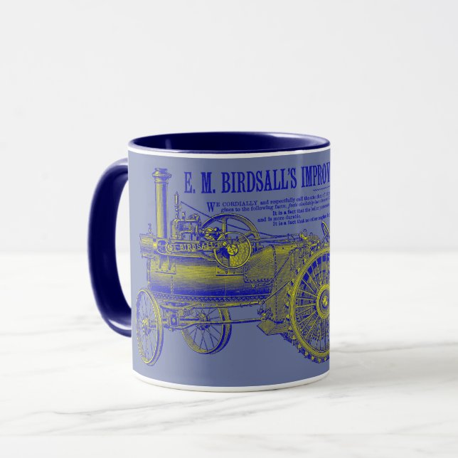 1889 Birdsall's Steam Traction Farm Tasse (Vorderseite Links)