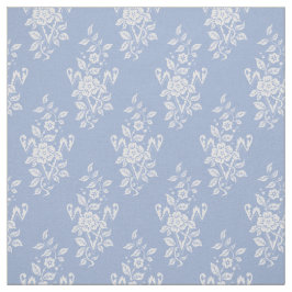 1889 Blumenkohl, Pulver blau Stoff