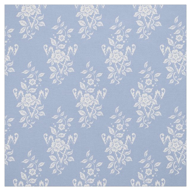 1889 Blumenkohl, Pulver blau Stoff (Muster)