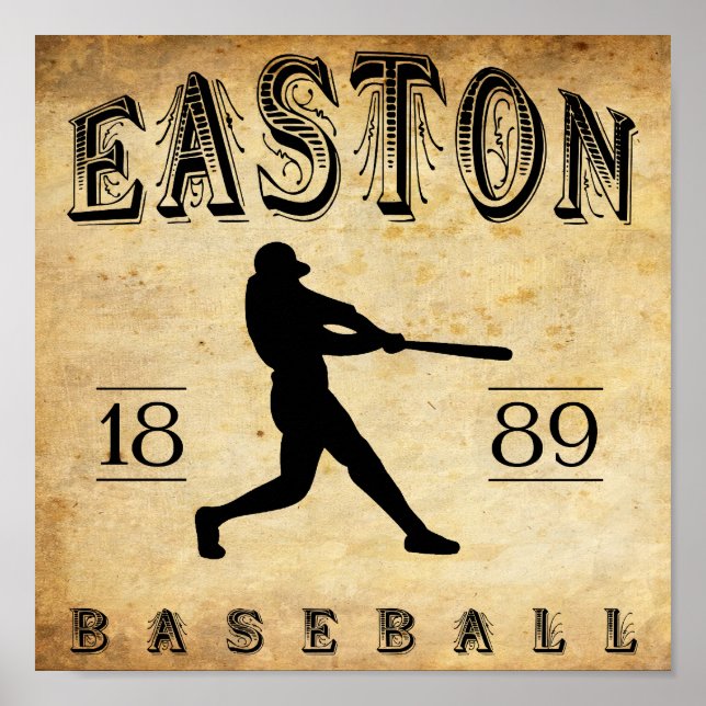 1889 Easton New Jersey Baseball Poster (Vorne)