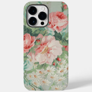 1890 Britische Vintage Fabric Rose & Daisies Case-Mate iPhone 14 Pro Max Hülle