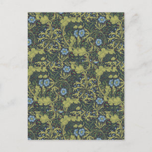 1890 Vintage William Morris Seetang Postkarte