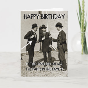 1890ER MÄNNER TOASTEN MIT BIER ZUM GEBURTSTAG LUST KARTE